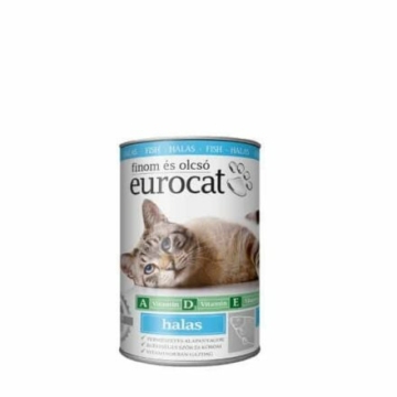 euro cat macskaeledel 415 g konzerv hala s