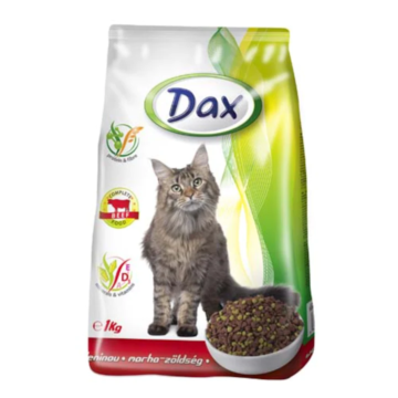 dax macskaeledel 1kg száraz marha-zöldsé