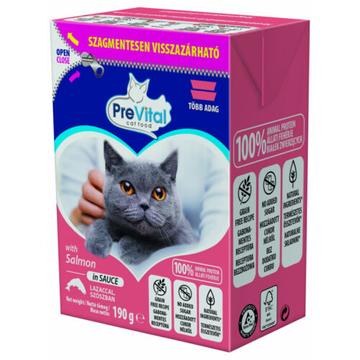prevital macskaeledel 190 g lazac tetrapack (salmon)