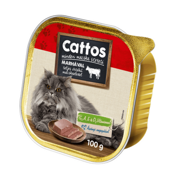 cattos macskaeledel 100g marha