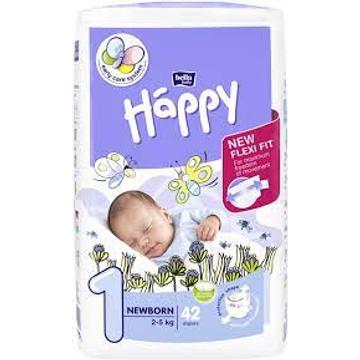 bellababyhappy pelenka 2-5 kg 42 db newb orn nb42-008