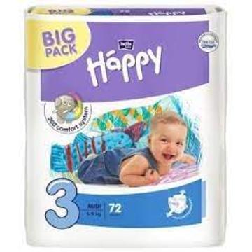 bellababyhappy pelenka 5-9 kg 72 db midi  bb-054-mu72-01