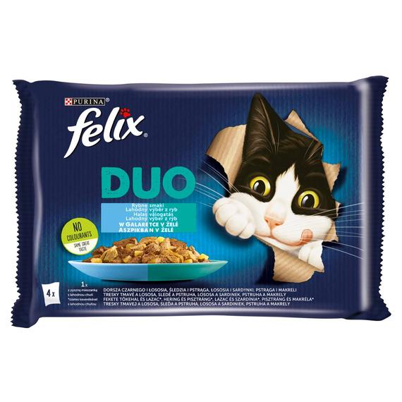felix duo macskae 4x85g halas aszpik
